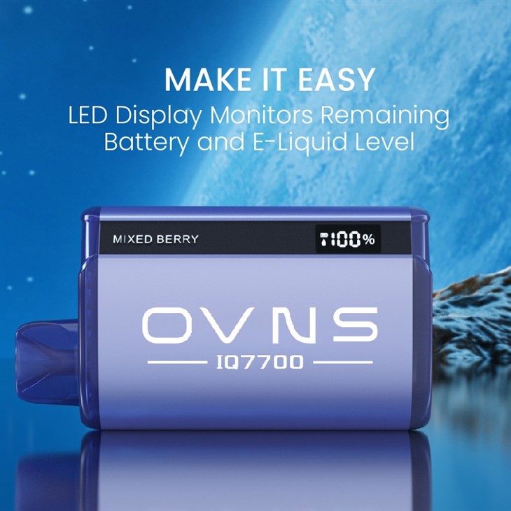 Vape 10000/7700 Bocanadas Flujo De Aire Ajustable Pantalla LED Digital