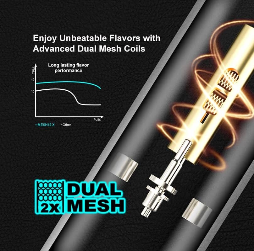 Vape 12ML 8000 Soplos Dos Modos De Trabajo