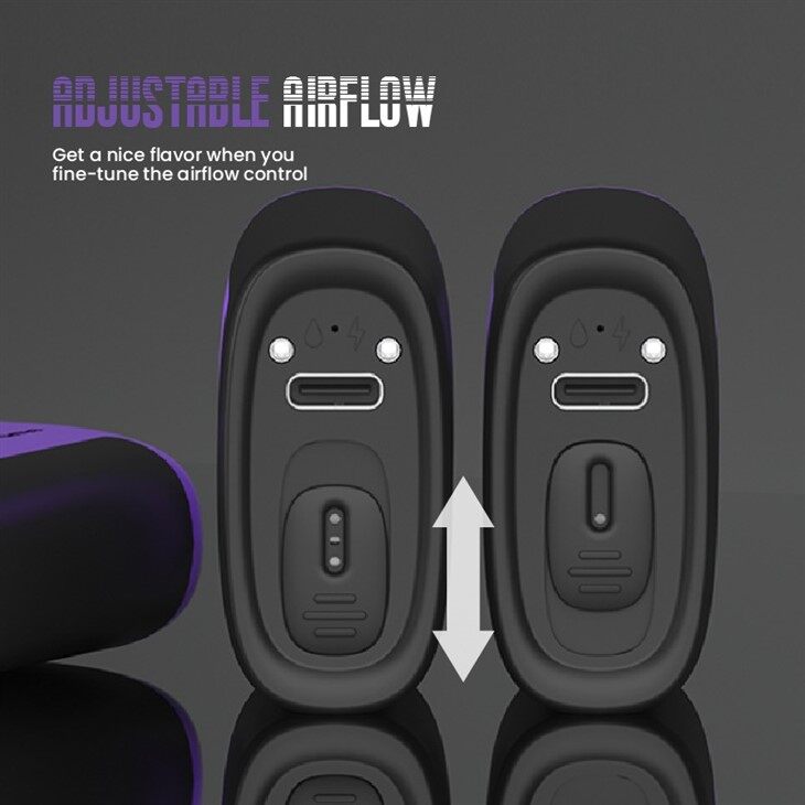 Vape Aire Ajustable Indicador De Batería Líquido