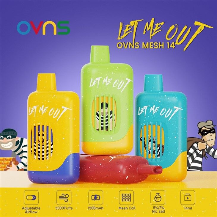 Vape Bobina De Malla Doble No Recargable Flujo De Aire Ajustable