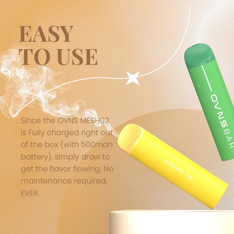 Vape Desechable 3,2 Ml 800 Inhalaciones 500 MAh