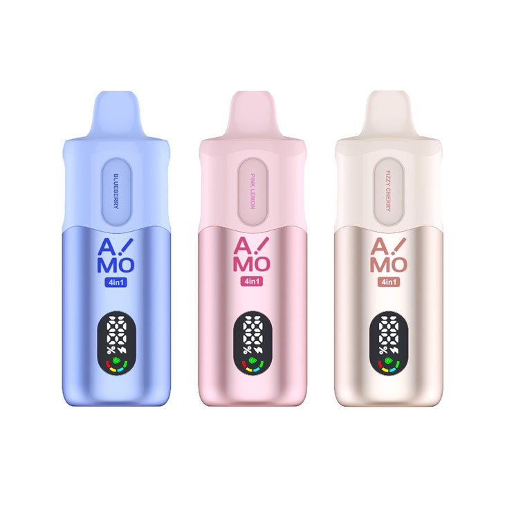 Vape descartável 4 em 1 com 80.000 baforadas com sistema giratório para mudança de sabor