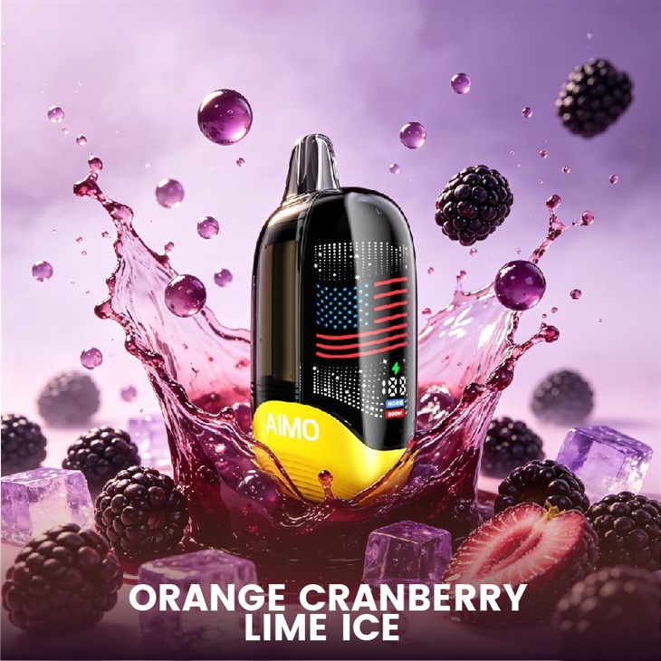 Vapeador Desechable AIMO De 60.000 Inhalaciones Con Tanque Transparente Y Pantalla Curva best