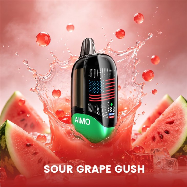 Vapeador Desechable AIMO De 60.000 Inhalaciones Con Tanque Transparente Y Pantalla Curva factory