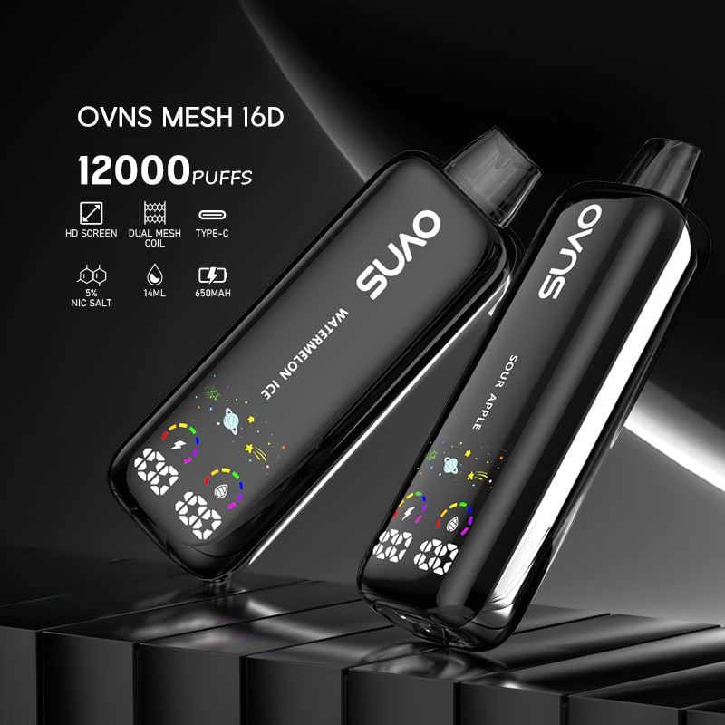 Ovns Moonbar Vapeador Elite με 12000 ρουφηξίες με φρουτώδη γεύση και οθόνη OLED