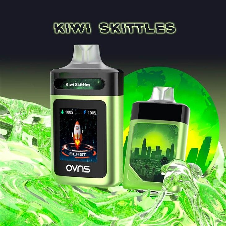 Vapor Desechable Ovns 25K Puff Construido Con Pantalla TFT Y Control De Interruptor Táctil E Vape Cigarrillo Electrónico