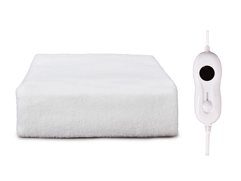 Lamb Fleece Heated Blanket