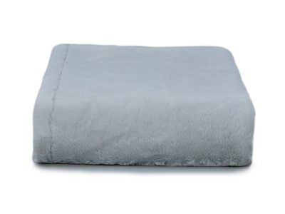 Faux Rabbit Fur Heated Blanket