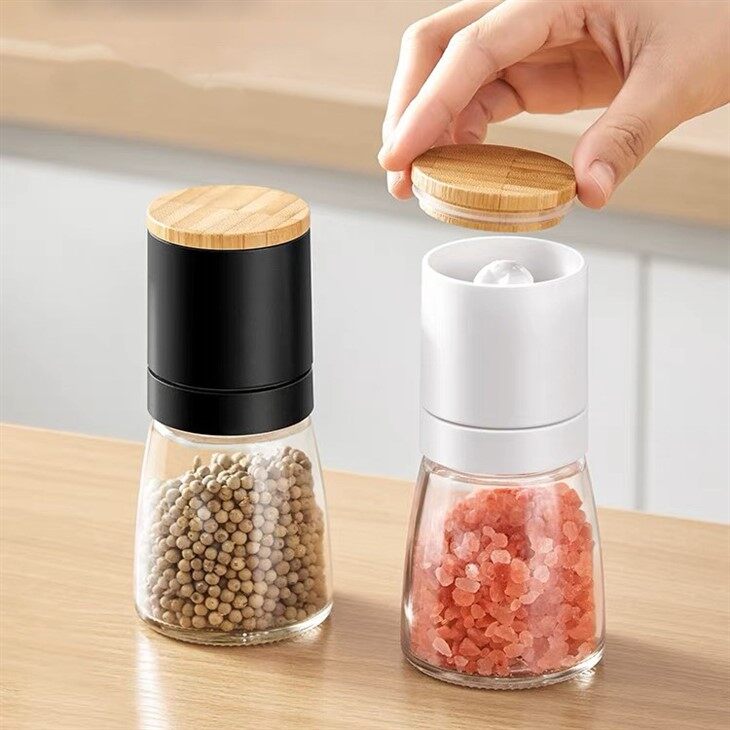Bamboo Salt And Pepper Grinders