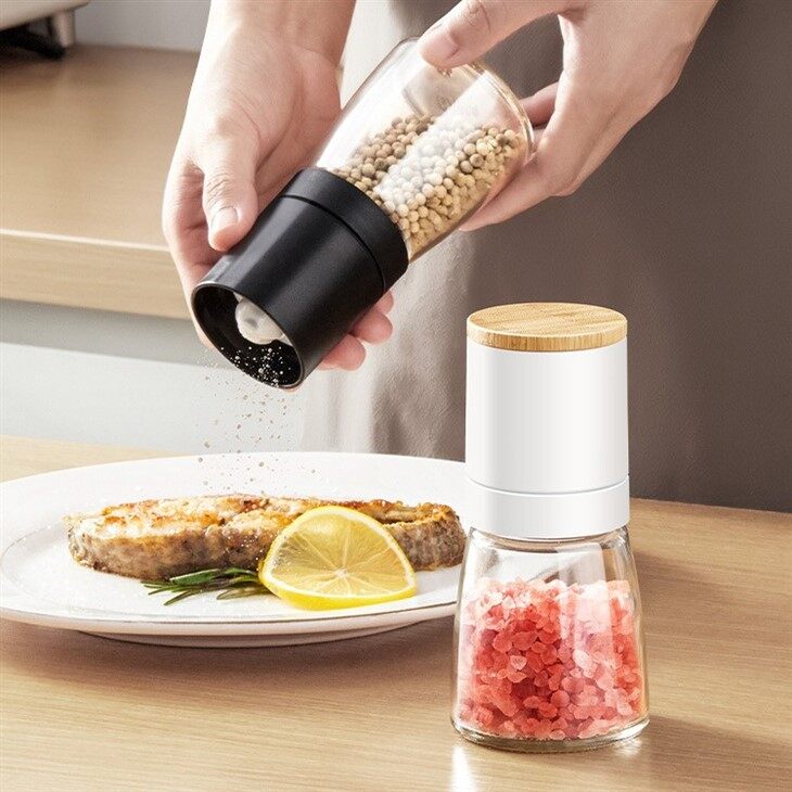 Bamboo Salt And Pepper Grinders