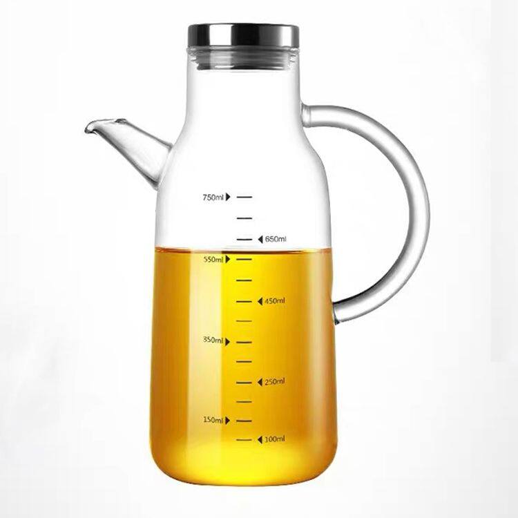 Pourer minyak zaitun kaca handblown