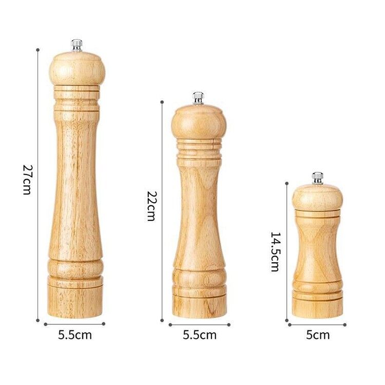 Oak Salt And Pepper Grinders