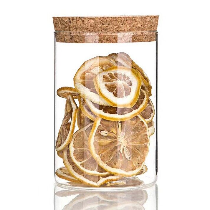 Round Glass Bottle With Cork