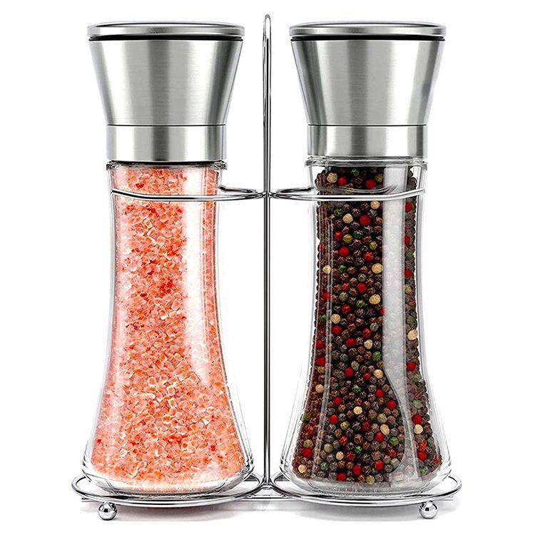 Grinder salann agus piobar le seastán