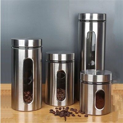 ステンレス鋼の貯蔵瓶