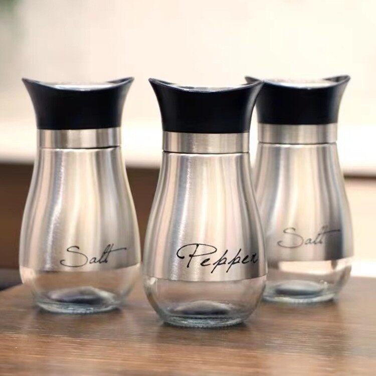 Steel Salt And Pepper Shakers