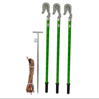 Copper coated earth rod