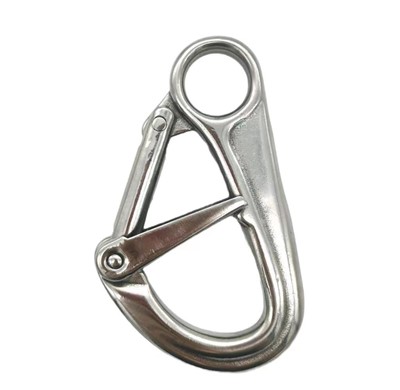 Safety Carabiner Dual Hook Stainless Steel