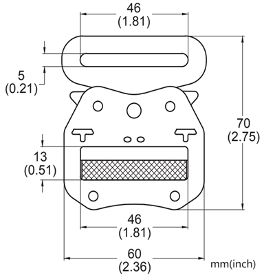 Steel Quick Release Buckle