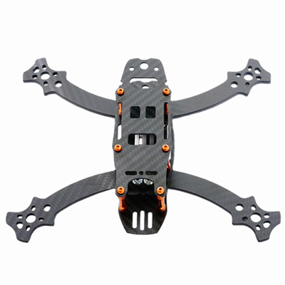 Kolfiber drone skelett
