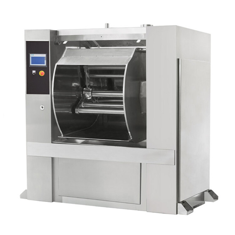درجة حرارة أفقية تلقائية-خلاط عجين يتم التحكم فيه