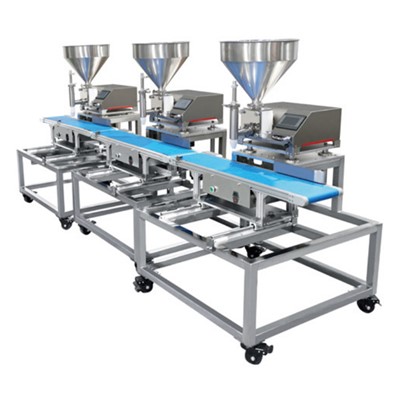 Linha de produção automática de bolo de mousse