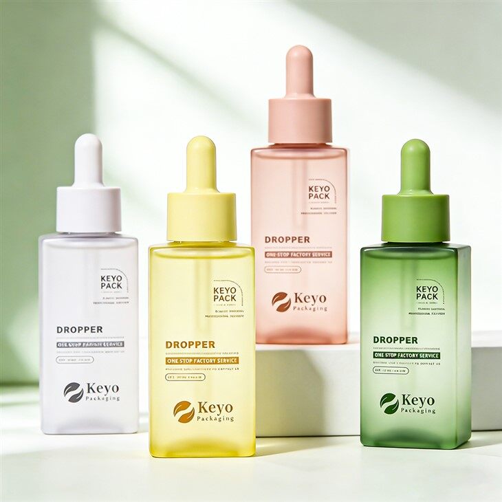 100 ml kvadratinis lašintuvo buteliukas