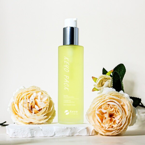 Flacone di olio per il corpo in vetro da 120 ml