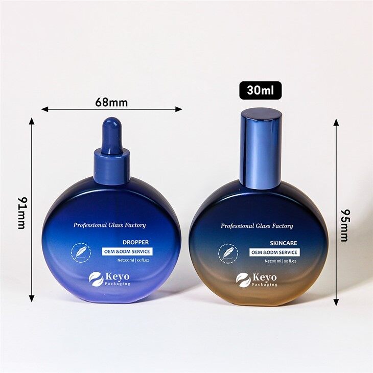 30ml Flat Round Glass Essence Bottle price