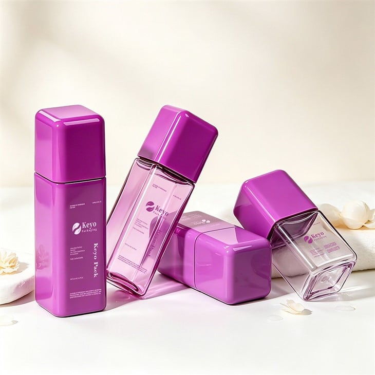 50ml 100ml Square Shape Skincare Bottle best