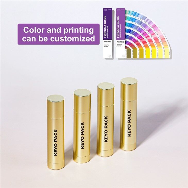 Aluminum Lip Balm Tube Directly Pour Filling factory