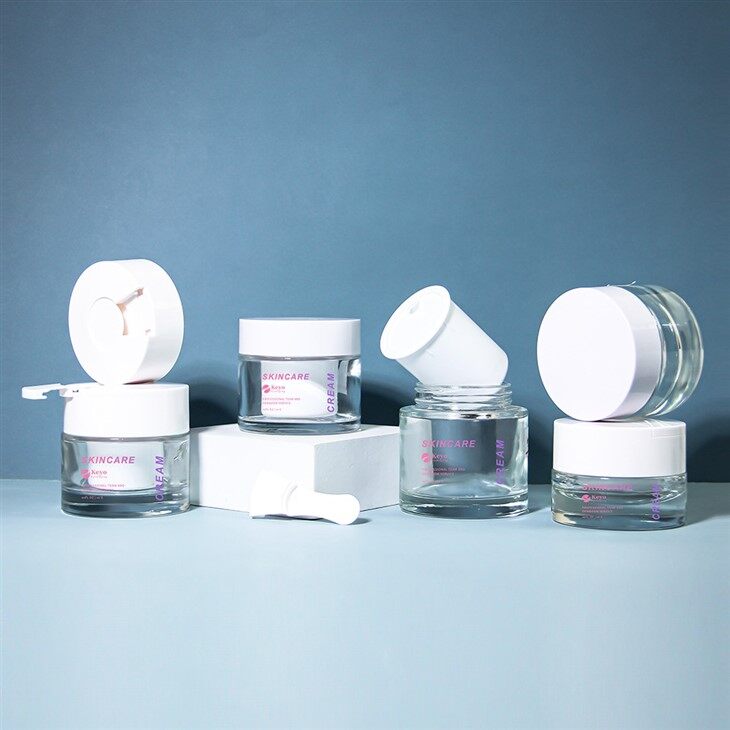 Glass Cream Container Supplier factory