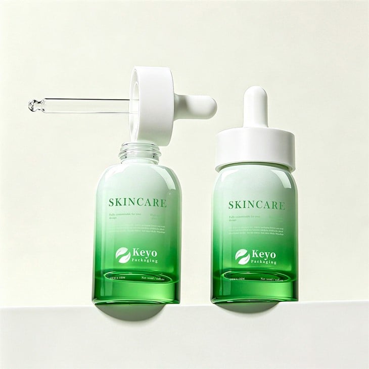 Gradient Glass Serum Bottle 30ml factory