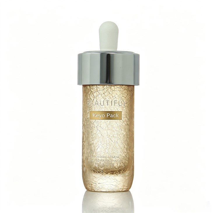 Flacon compte-gouttes finition texturée Ice Crack 1oz