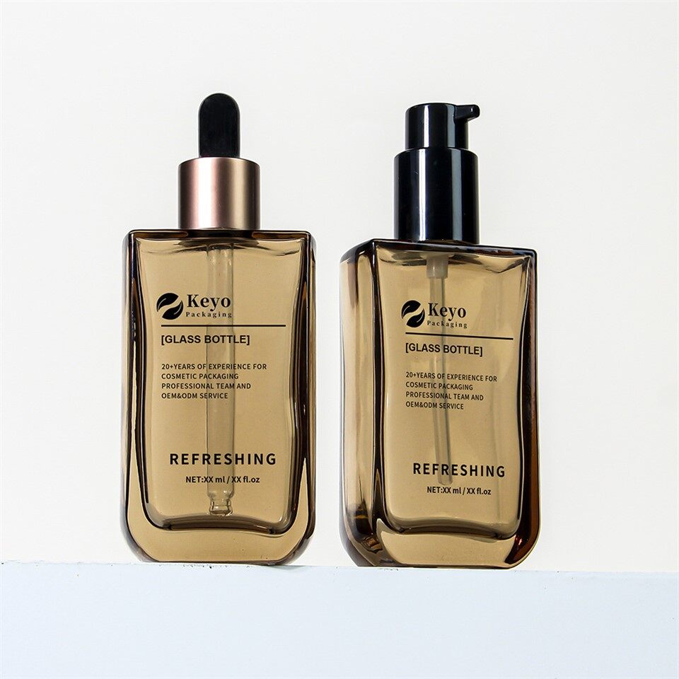 50ml nová designová skleněná láhev