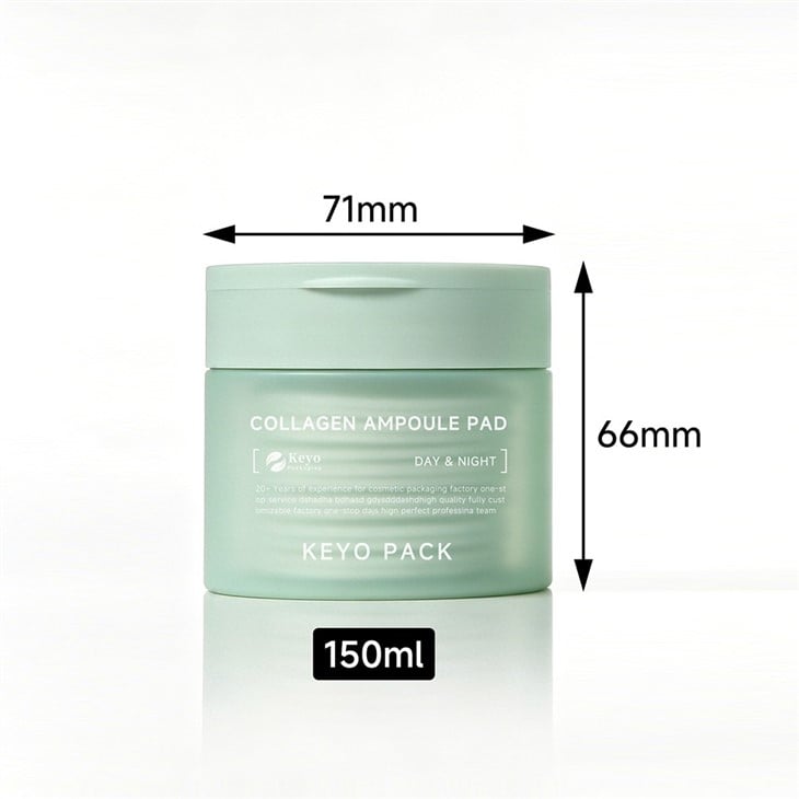 Plastic Jar With Flip Cap high quality
