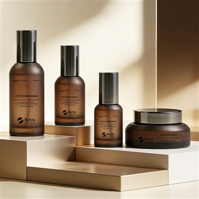 Emballage de soins de la peau en verre