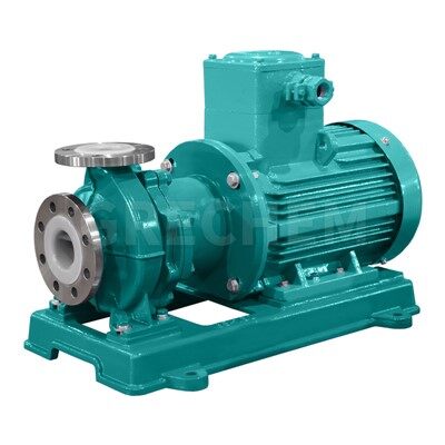 مضخة كيميائية ذات محرك مغناطيسي مطلي بالتفلون عالي الضغط