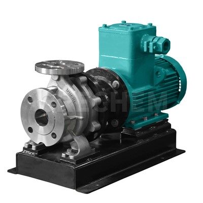 مضخة كيميائية ذات محرك مغناطيسي SS مقاومة للمواد الكيميائية