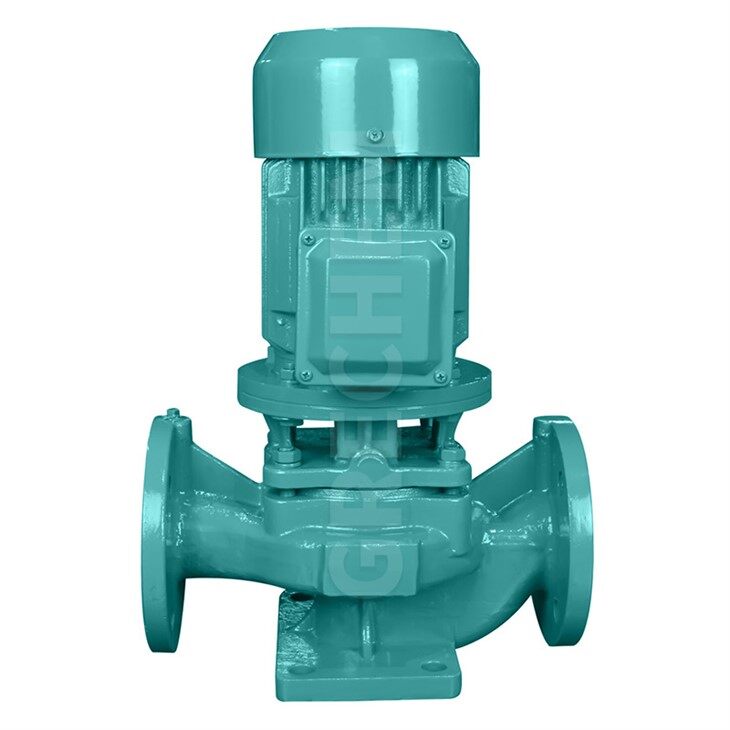 Vertikal vannoverføring i ledningspumpe