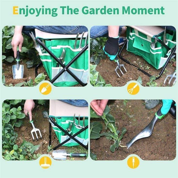 10pcs Foldable Stool Garden Tool Set-4(001)(001)