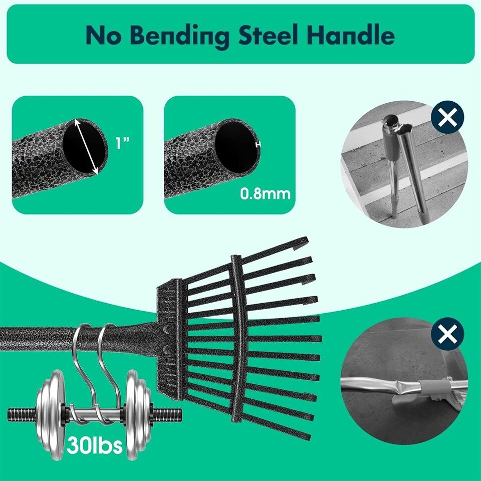 11 Teeth Leaf Rake-2