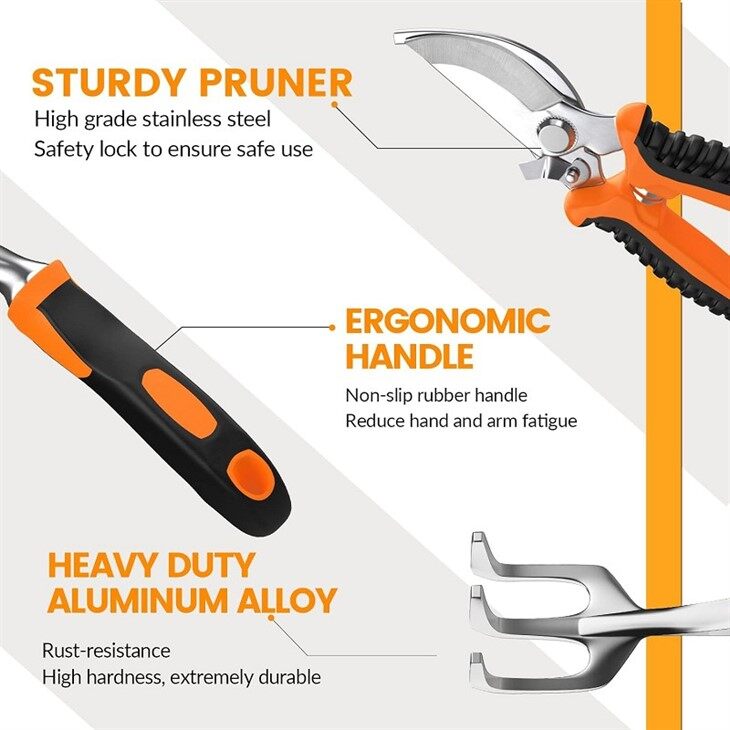 7pcs Aluminium Garden Tool Set-2(001)