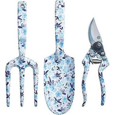 Sovg'a qutisi bilan 3 dona bog 'asboblari to'plami