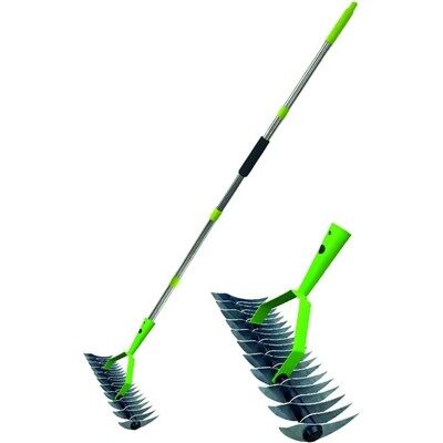 Extended Metal Thatch Rake