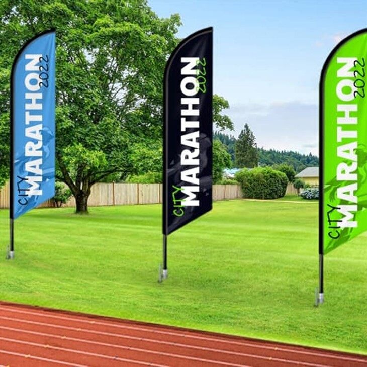 Single Sided Feather Flag-2