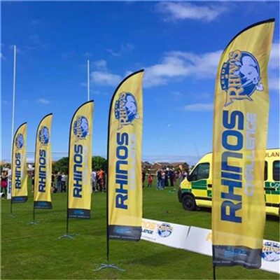 야외 비즈니스 플래그