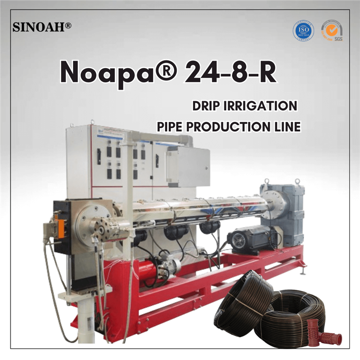 Noapa-serien med produksjonslinje for runde dryppvanningsrør