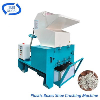 Plastic Boxes Shoe Crushing Machine