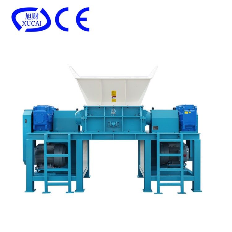 Waste Woven Bag Textile Dual roller Shredder for Plastic Film Recycling